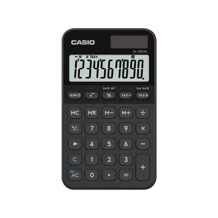 CASIO SL-310YC TASKULASKIN MUSTA - Laskimet - 4549526620850 - 1