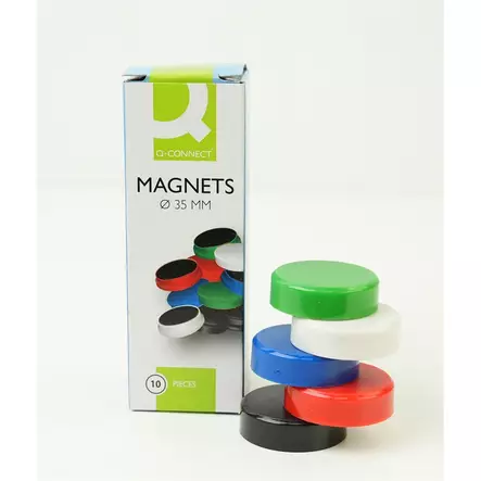 Q-CONNECT MAGNEETTI 35 MM VÄRILAJITELMA - Taulutarvikkeet - 5705831026490 - 1
