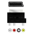 QNECT SCART-ADAPTERI, 103335 - Adapterit ja jakajat - 5706470091900 - 1