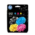HP 912 4-PACK NELIVÄRIPAKKAUS - HP-mustesuihkuvärit - 199485042770 - 1