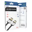 WAVE 4K HDMI-KAAPELI 3M, MUSTA - Näyttökaapelit - 6418312138030 - 1