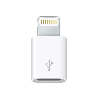 APPLE LIGHTNING - MICROUSB ADAPTERI - Lataus- ja datakaapelit - 4547597815540 - 1