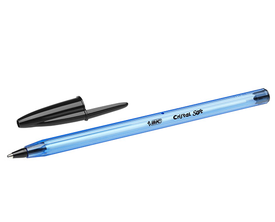 BIC CRISTAL SOFT KUULAKÄRKIKYNÄ MUSTA - Kuulakynät - 3086123339910 - 1