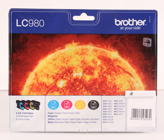 BROTHER LC980VALBP NELIVÄRIPAKKAUS - Brother-mustesuihkuvärit - 5014047561030 - 1