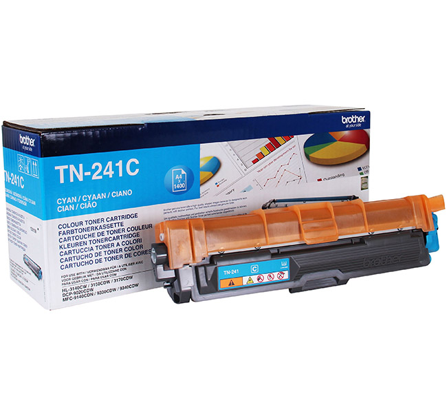 BROTHER TN-241C CYAN LASERVÄRI - Brother-laservärit - 4977766718400 - 1