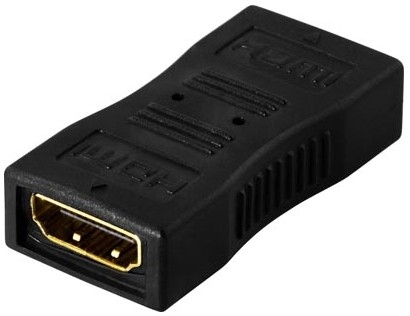 DELTACO HDMI-ADAPTERI, 19-PIN NAARAS - Adapterit ja jakajat - 7340004639770 - 1