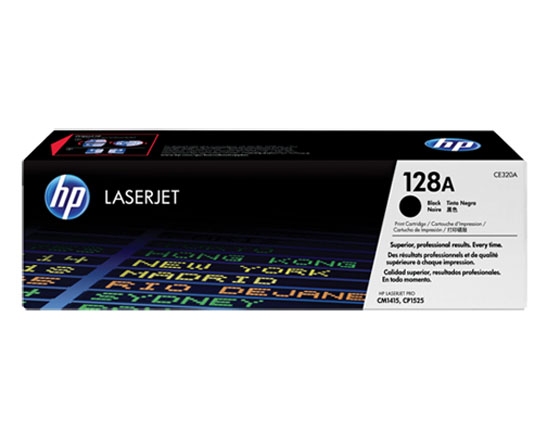 HP CE320A 128A MUSTA LASERVÄRIKASETTI - HP-laservärit - 884420854500 - 1