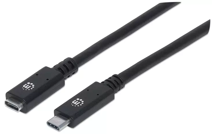MANHATTAN USB-C JATKOJOHTO 50 CM, 10GB/S - Lataus- ja datakaapelit - 766623355230 - 1