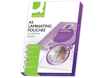 Q-CONNECT A5-LAMINOINTITASKU 125 MIC - Laminointitaskut - 5705831041080 - 1