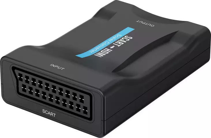 FUJ:TECH SCART-HDMI VIDEOADAPTERI - Adapterit ja jakajat - 6438148051990 - 1
