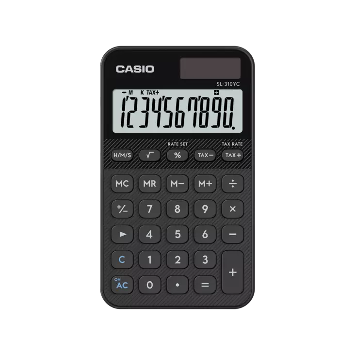 CASIO SL-310YC TASKULASKIN MUSTA - Laskimet - 4549526620850 - 1