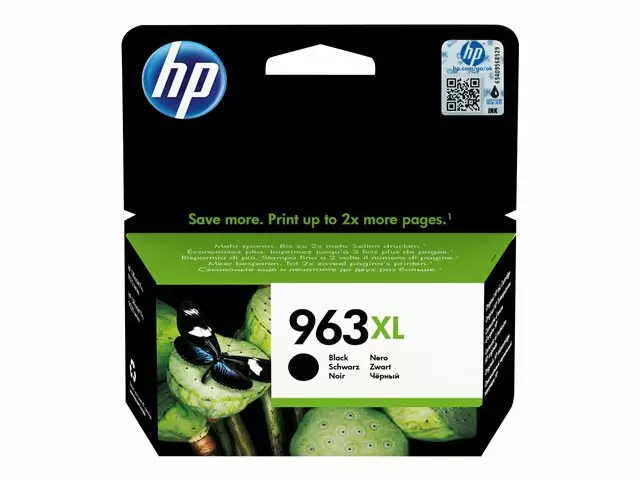 HP 963XL MUSTA VÄRIPATRUUNA - HP-mustesuihkuvärit - 192545866620 - 1