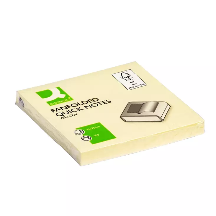 Q-CONNECT Z-NOTES VIESTILAPPU 76 X 76 MM - Viestilaput ja teippimerkit - 5706002021610 - 1