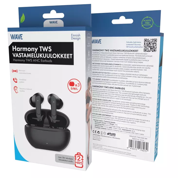 WAVE HARMONY TWS NAPPIKUULOKKEET - Handsfree-kuulokkeet - 6418312176070 - 1