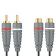 BANDRIDGE BAL4302 STEREO RCA-JATKO 2M - Äänikaapelit - 8717587010811 - 1