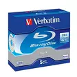 VERBATIM BD-R-LEVYT 5-PACK, BLU-RAY - CD/DVD/Blu-ray-levyt - 023942436881 - 1