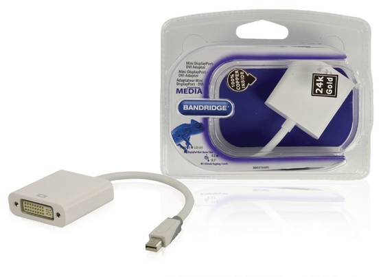 BANDRIDGE BBM37750W02 MINIDP-DVI 0.2M - Adapterit ja jakajat - 8717587001031 - 1