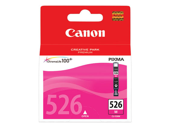 CANON CLI-526M MAGENTA VÄRIPATRUUNA - Canon-mustesuihkuvärit - 4960999670041 - 1