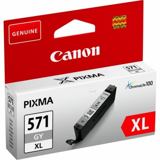CANON CLI-571GY XL MUSTEPATRUUNA HARMAA - Canon-mustesuihkuvärit - 4549292032901 - 1