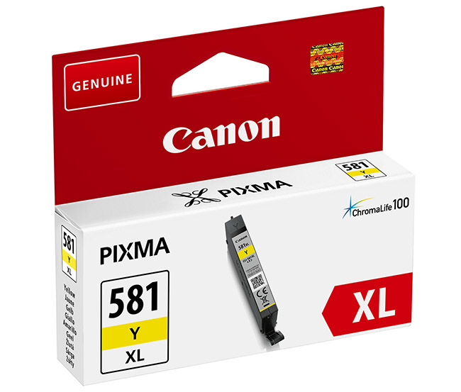 CANON CLI-581XL YELLOW VÄRIPATRUUNA - Canon-mustesuihkuvärit - 4549292087031 - 1