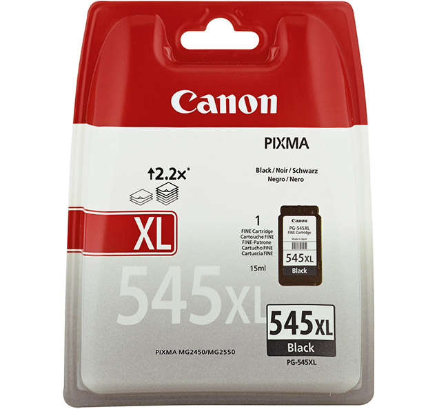 CANON PG-545XL MUSTA VÄRIPATRUUNA - Canon-mustesuihkuvärit - 4960999974491 - 1