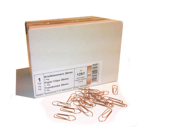 DURABLE PAPERILIITIN 26MM KUPARI - Paperiliittimet - 4005546107271 - 1