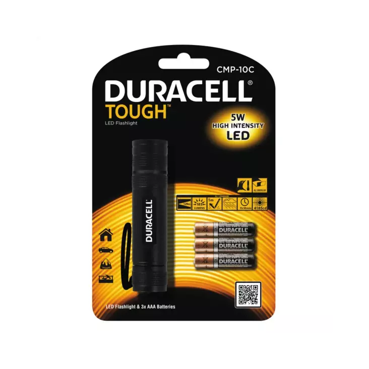 DURACELL TOUGH COMPACT PRO TASKULAMPPU - Valaisimet ja lamput - 884620023621 - 1