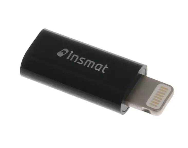 INSMAT MICROUSB-LIGHTNING ADAPTERI - Lataus- ja datakaapelit - 6430049023991 - 1