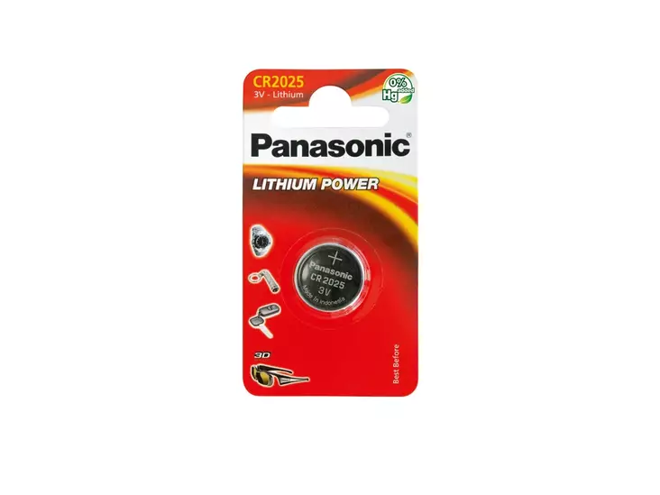 PANASONIC CR2025 3V LITHIUM NAPPIPARISTO - Paristot ja akkuparistot - 5019068085121 - 1