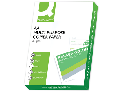 Q-CONNECT UPM A4 KOPIOPAPERI 80 G - Kopiopaperit - 5705831010871 - 1