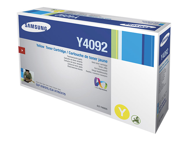 SAMSUNG CLT-Y4092S YELLOW LASERVÄRI - Samsung-laservärit - 8808987560621 - 1