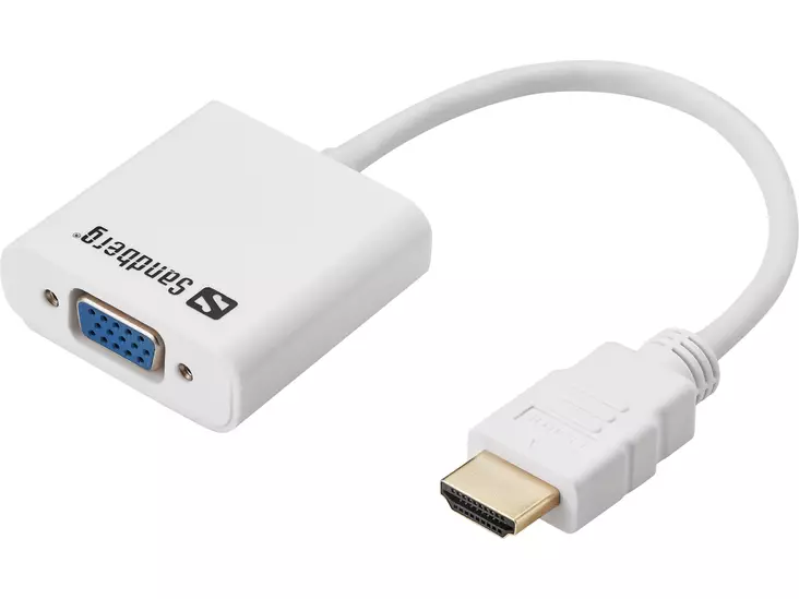 SANDBERG 508-69 HDMI TO VGA CONVERTER - Adapterit ja jakajat - 5705730508691 - 1