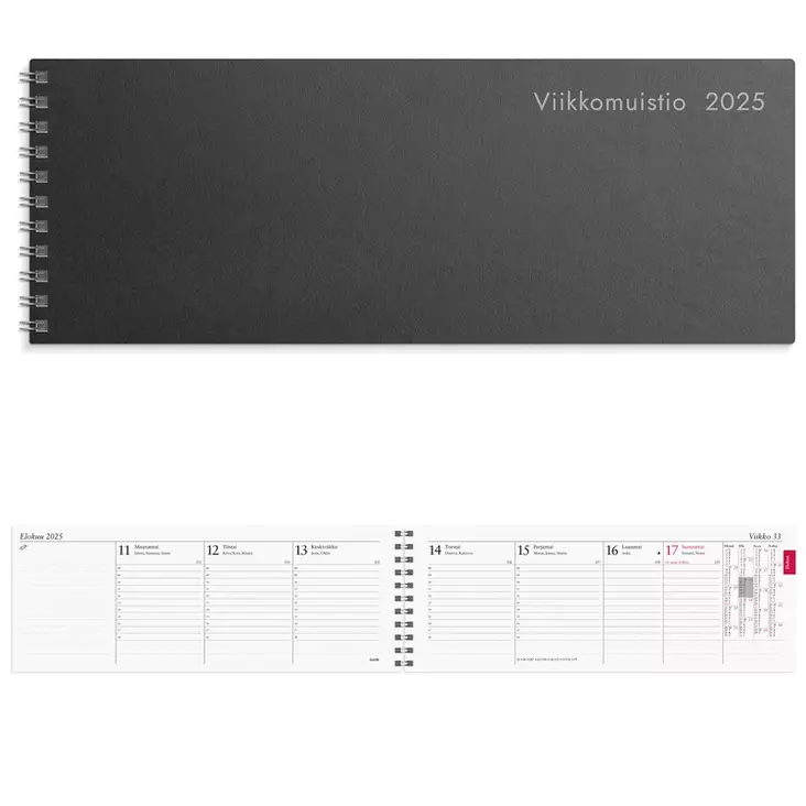 BURDE TIIMA VIIKKOMUISTIO ECO 2025 - Kalenterit - 7333420135551 - 1