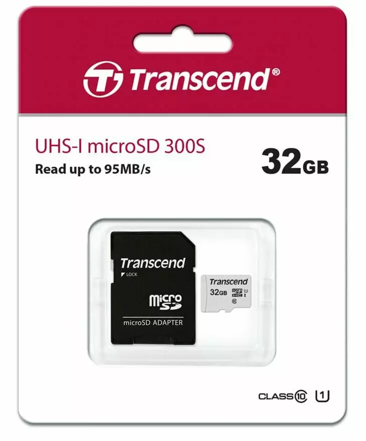 TRANSCEND 32GB MICROSDHC-MUISTIKORTTI - Muistikortit - 760557842071 - 1