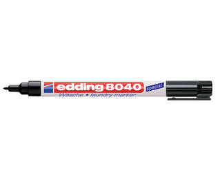 EDDING 8040 LAUNDRY MARKER 1MM MUSTA - Merkintäkynät - 4004764784202 - 1