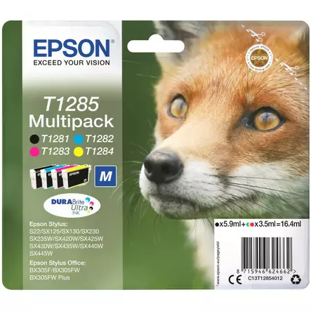 EPSON T1285 NELIVÄRIPAKKAUS - Epson-mustesuihkuvärit - 8715946624662 - 1