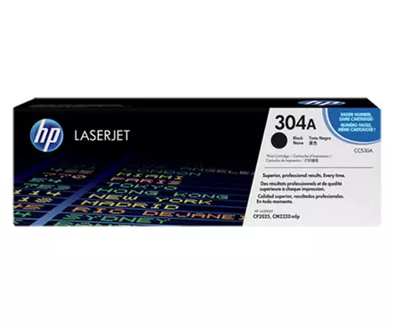 HP CC530A 304A MUSTA LASERVÄRIKASETTI - HP-laservärit - 883585301492 - 1