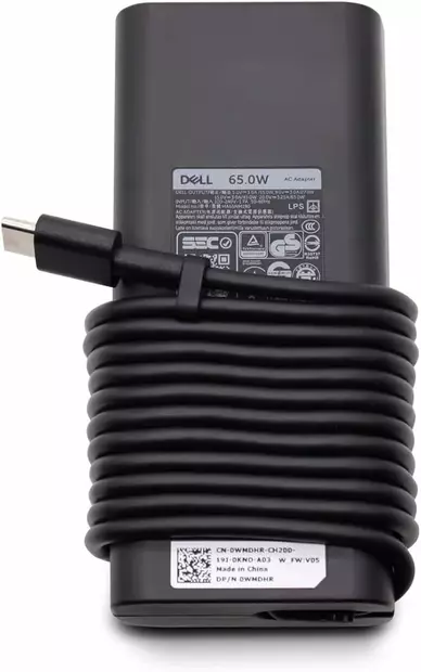 DELL 0V2TJ7 65W USB-C KANNETTAVAN LATURI - Kannettavan tietokoneen laturit - 5715063204412 - 1