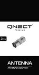 QNECT F-LIITIN UROS - ANTENNI UROS - Adapterit ja jakajat - 5706470087422 - 2