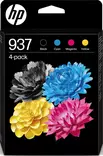 HP 937 CMYK NELIVÄRIPAKKAUS / MULTIPACK - HP-mustesuihkuvärit - 196548697632 - 1