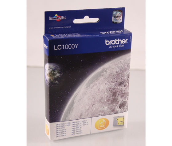 BROTHER LC1000Y KELTAINEN VÄRIPATRUUNA - Brother-mustesuihkuvärit - 4977766643962 - 1