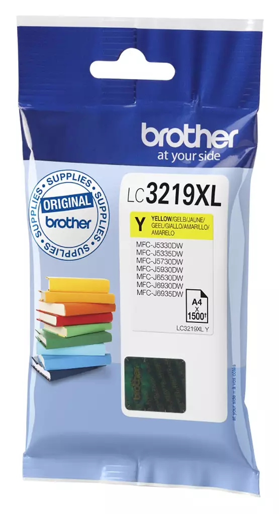 BROTHER LC3219XL-Y YELLOW VÄRIPATRUUNA - Brother-mustesuihkuvärit - 4977766762212 - 1
