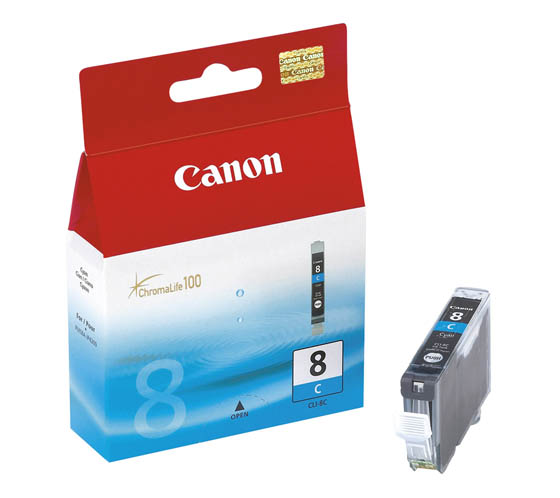 CANON CLI-8C MUSTEPATRUUNA CYAN - Canon-mustesuihkuvärit - 4960999272672 - 1