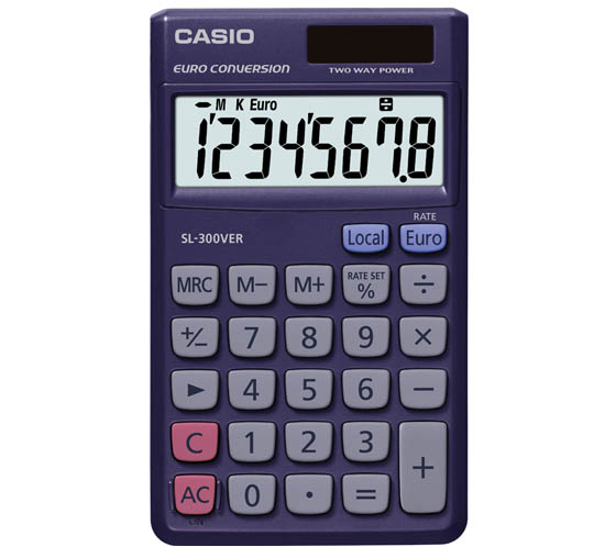 CASIO SL-300VER LASKIN - Laskimet - 4971850188742 - 1