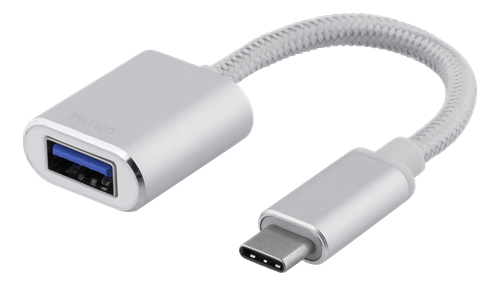 DELTACO USBC-1278 USB-C - USB-A ADAPTERI - Adapterit ja jakajat - 7333048027542 - 1