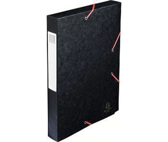 EXACOMPTA KULMALUKKOKOTELO 40MM 600G MUS - Mapit ja kansiot - 3141871601402 - 1