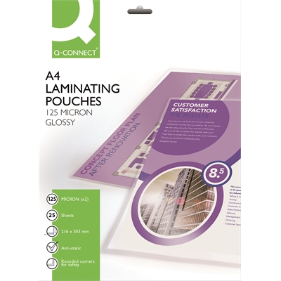 Q-CONNECT A4 LAMINOINTITASKU 125 MIC - Laminointitaskut - 5705831041202 - 1