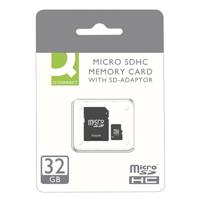 Q-CONNECT MICROSDHC MUISTIKORTTI 32GB - Muistikortit - 5705831160132 - 1