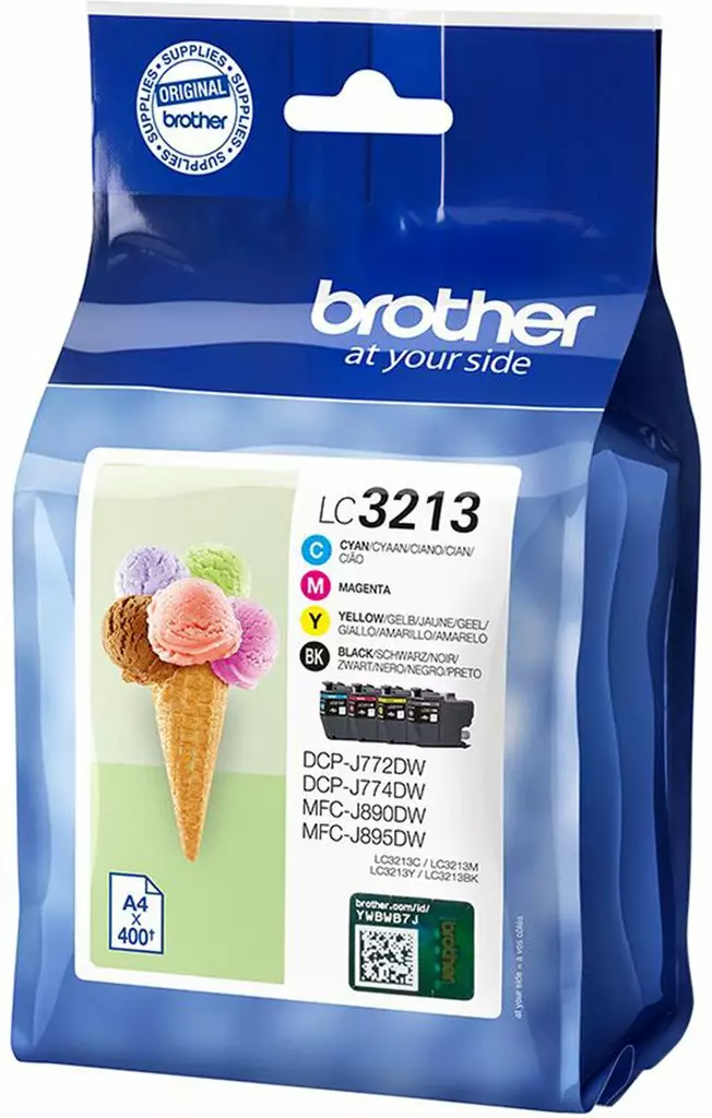 BROTHER LC3213VAL NELIVÄRIPAKKAUS - Brother-mustesuihkuvärit - 4977766780162 - 1