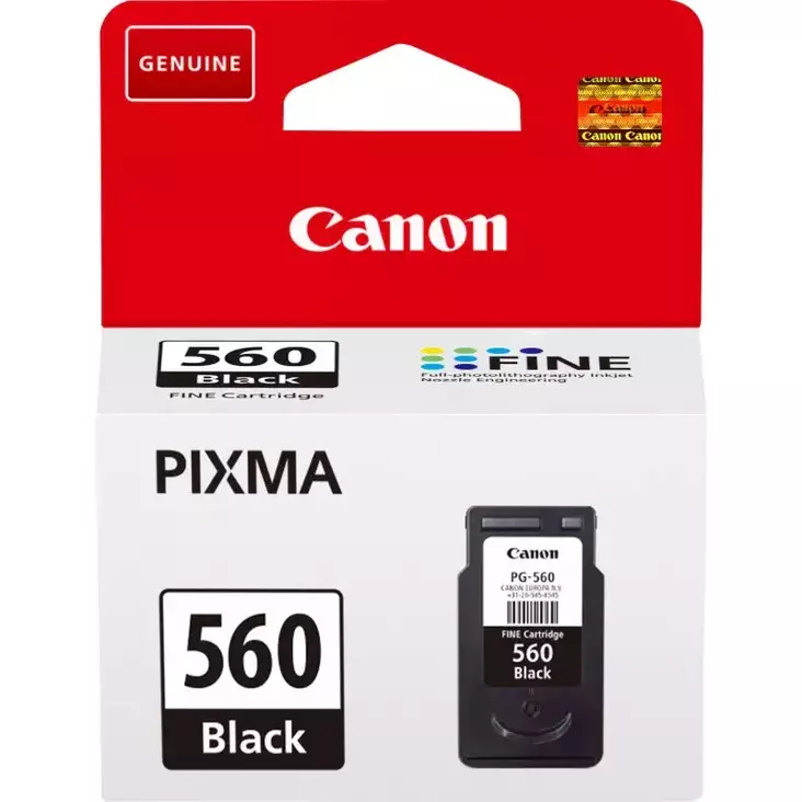 CANON PG-560 MUSTA VÄRIPATRUUNA - Canon-mustesuihkuvärit - 4549292144642 - 1